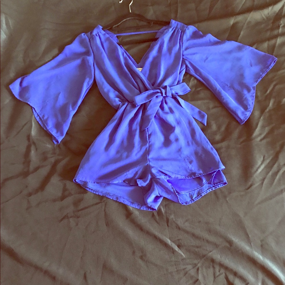 Blue Classy Romper